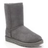 UGG Classic Short II Sheepskin-Lined Suede Boots Chocolate
