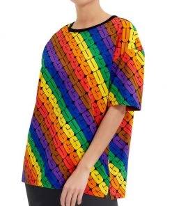 UGG Toni Pride Oversized Cotton-Jersey T-Shirt Rainbow -UGG Online Shop unnamed file 1035