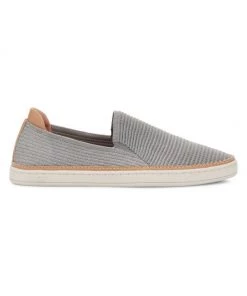 UGG Sammy Slip-On Metallic Knit Sneakers Grey
