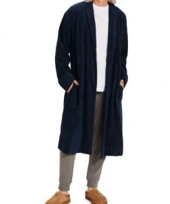 UGG Novelty Turner Terry Robe For Men Dark Sapphire -UGG Online Shop unnamed file 1110