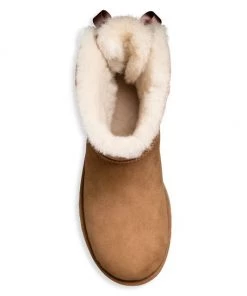 UGG Mini Bailey Bow II Suede Ankle Boots Chestnut -UGG Online Shop unnamed file 1176