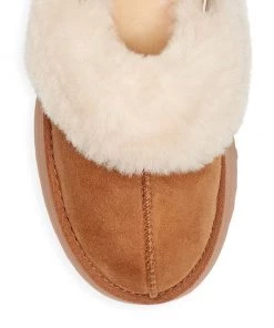 UGG Funkette Sheepskin-Lined Suede Platform Slingback Slippers -UGG Online Shop unnamed file 128