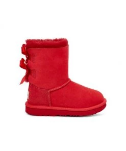 Little Girl's & Girl's UGGpure Bailey Bow II Boots For Kids Chestnut