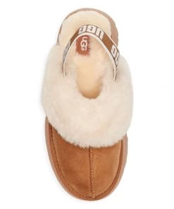 UGG Funkette Sheepskin-Lined Suede Platform Slingback Slippers -UGG Online Shop unnamed file 129