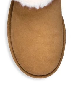 UGG Mini Bailey Button Sheepskin-Lined Suede Ankle Boots Chestnut -UGG Online Shop unnamed file 1293