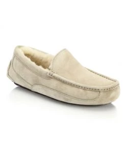 Men's Ascot UGGpure-Lined Suede Slippers For Men Charcoal