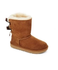 Little Girl's & Girl's UGGpure Bailey Bow II Boots For Kids Black