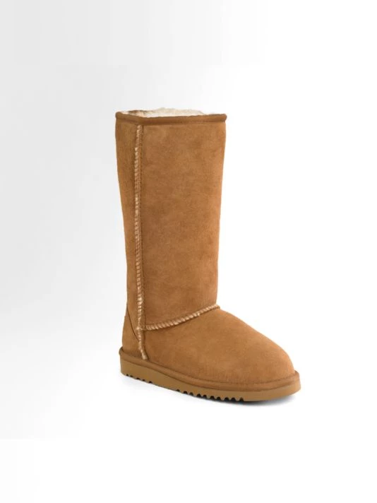 UGG Kid's Sheepskin Classic Tall Boots For Kids Chestnut 2 UGG Kid's Sheepskin Classic Tall Boots For Kids Chestnut - Image 2