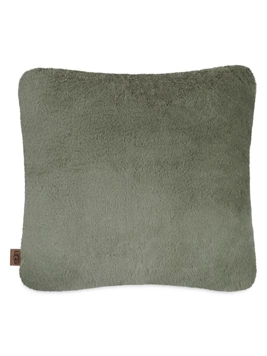 UGG Euphoria Faux Fur Down Pillow Eucalyptus 3 UGG Euphoria Faux Fur Down Pillow Eucalyptus - Image 3