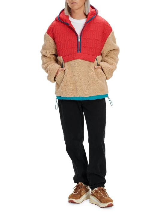 UGG Iggy Sherpa Half Zip Pullover For Men 2 UGG Iggy Sherpa Half Zip Pullover For Men - Image 2