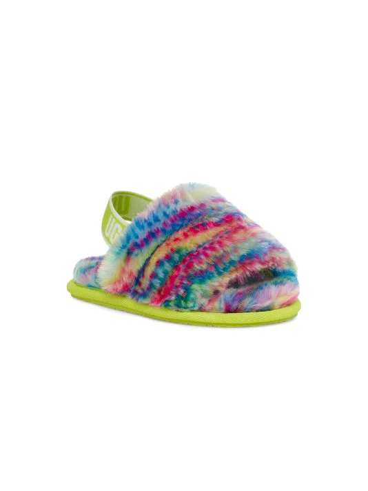 UGG Little Girl's & Girl's Fluff Yeah Pixelate Slippers For Kids 1 UGG Little Girl's & Girl's Fluff Yeah Pixelate Slippers For Kids