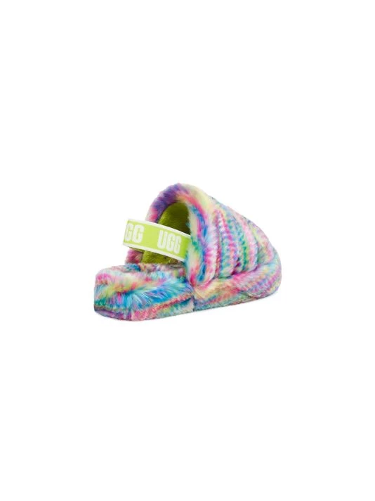UGG Little Girl's & Girl's Fluff Yeah Pixelate Slippers For Kids 2 UGG Little Girl's & Girl's Fluff Yeah Pixelate Slippers For Kids - Image 2