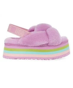 UGG Disco Knot Shearling Sandals Mandarin -UGG Online Shop unnamed file 1428