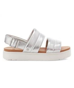 UGG Zayne Leather Slingback Sandals