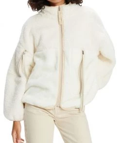 UGG Marlene Faux Shearling Jacket Black