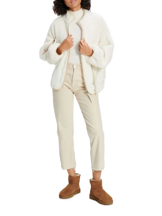 UGG Marlene Faux Shearling Jacket Black 2 UGG Marlene Faux Shearling Jacket Black - Image 2