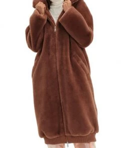 UGG Koko Oversized Faux Fur Coat Ink Black 7 UGG Koko Oversized Faux Fur Coat Ink Black -UGG Online Shop unnamed file 1452