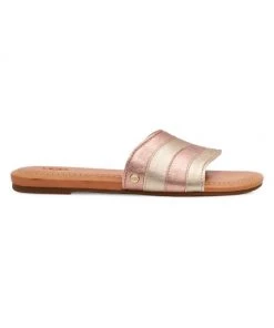 UGG Ximena Metallic Leather Slides