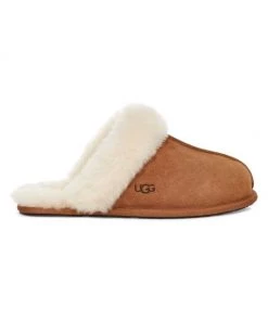 UGG Scuffette II Suede Sheepskin Slippers Cobble