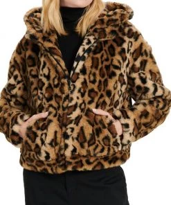 UGG Mandy Faux Fur Zip-Up Hoodie