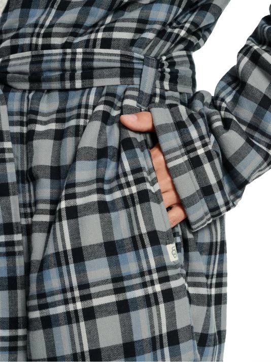 UGG Kalib Plaid Robe For Men 5 UGG Kalib Plaid Robe For Men - Image 5