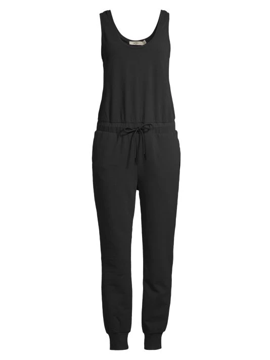 UGG Esmerelda Sleeveless Elasticized Jumpsuit Black 1 UGG Esmerelda Sleeveless Elasticized Jumpsuit Black
