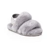 UGG Little Kid's And Kid's Oh Yeah Fur Slingback Slippers For Kids Key Lime