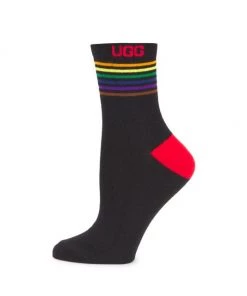 UGG Teslin Stripe Cotton-Blend Quarter Socks Rainbow -UGG Online Shop unnamed file 1491