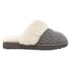 UGG Cozy Sheepskin-Lined Knit Slippers