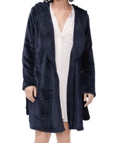 UGG Miranda Hooded Fleece Robe Indigo -UGG Online Shop unnamed file 163