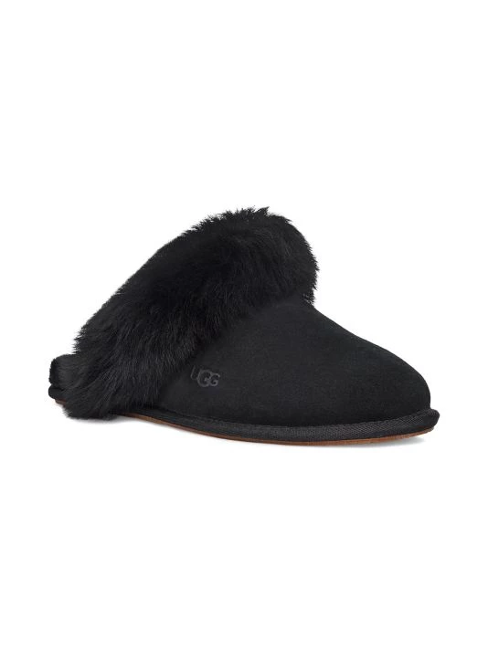 UGG Scuff Sis Dyed Sheepskin Slippers Black 2 UGG Scuff Sis Dyed Sheepskin Slippers Black - Image 2
