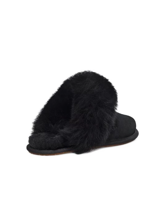 UGG Scuff Sis Dyed Sheepskin Slippers Black 3 UGG Scuff Sis Dyed Sheepskin Slippers Black - Image 3