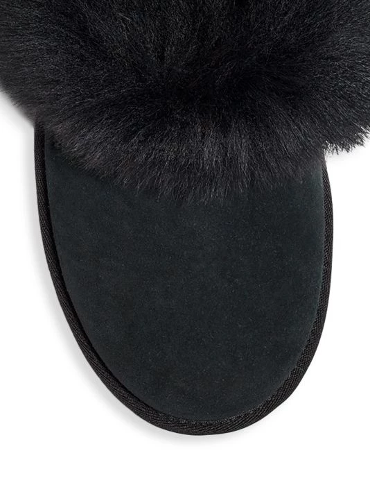 UGG Scuff Sis Dyed Sheepskin Slippers Black 4 UGG Scuff Sis Dyed Sheepskin Slippers Black - Image 4