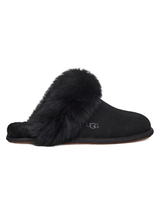 UGG Scuff Sis Dyed Sheepskin Slippers Black 7 UGG Scuff Sis Dyed Sheepskin Slippers Black - Image 7