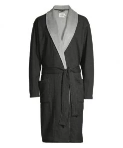 UGG Heritage Comfort Robinson Double-Knit Robe For Men Grey Heather -UGG Online Shop unnamed file 22