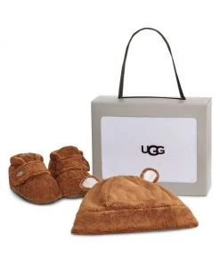UGG Baby's 2-Piece Bixbee & Beanie Gift Set For Kids Chestnut