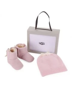 UGG Baby Girl's Jesse Bow Suede Boots For Kids