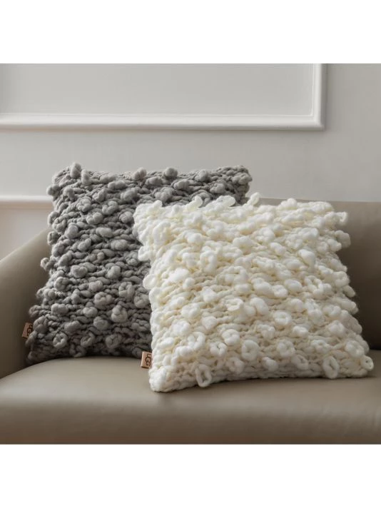 UGG Yasmin Knit Loop Throw Pillow Snow 2 UGG Yasmin Knit Loop Throw Pillow Snow - Image 2