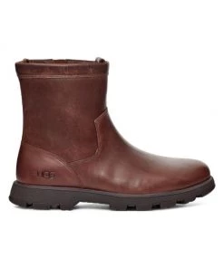 UGG Kennen Leather Sheepskin Lined Boots For Men
