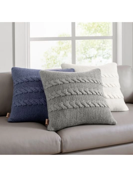 UGG Frieda Throw Pillow Denim 2 UGG Frieda Throw Pillow Denim - Image 2