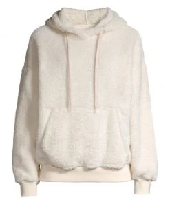 UGG Loyra Faux Shearling Hoodie Cream