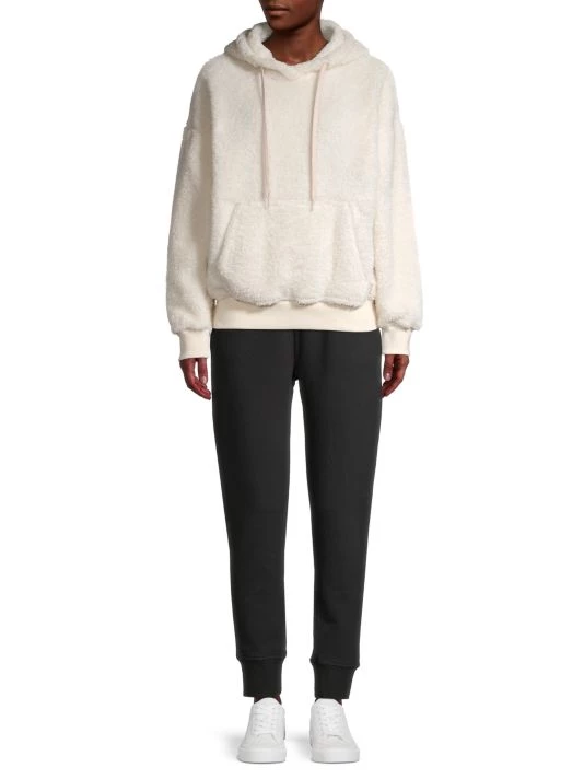 UGG Loyra Faux Shearling Hoodie Cream 2 UGG Loyra Faux Shearling Hoodie Cream - Image 2