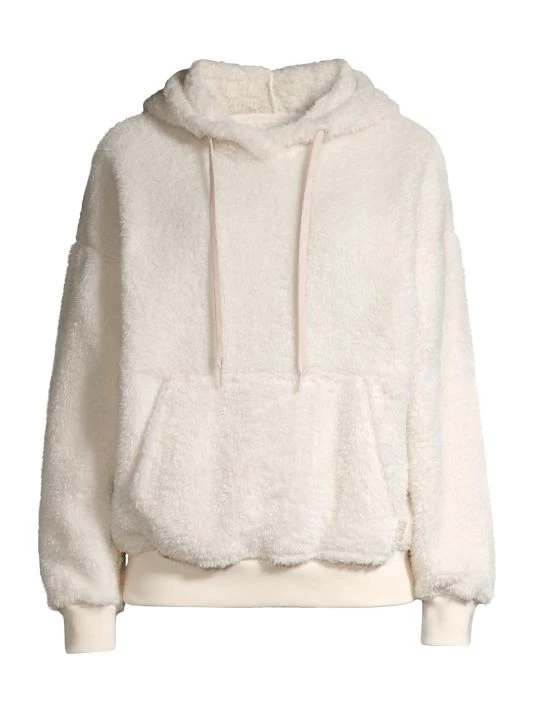 UGG Loyra Faux Shearling Hoodie Cream 3 UGG Loyra Faux Shearling Hoodie Cream - Image 3