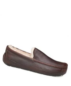 Men's Ascot UGGpure-Lined Leather Slippers For Men China Tea -UGG Online Shop unnamed file 29