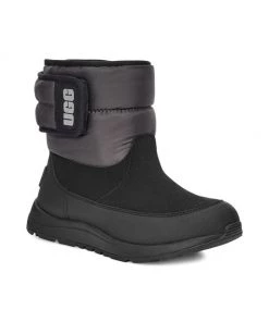 UGG Kid's Toty Leather & Dyed Sheepskin Boots For Kids