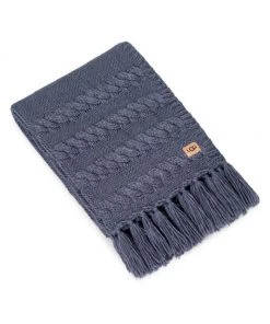 UGG Frieda Cable-Knit Throw Blanket Seal -UGG Online Shop unnamed file 400