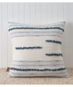 UGG Kay Stripe Fringe Square Pillow Snow Tahoe Blue -UGG Online Shop unnamed file 405
