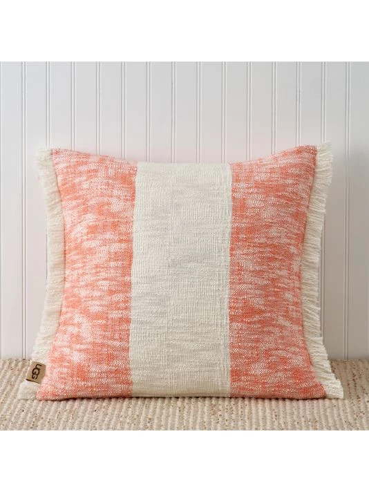 UGG Finch Heathered Stripe Pillow Snow Lemon 4 UGG Finch Heathered Stripe Pillow Snow Lemon - Image 4