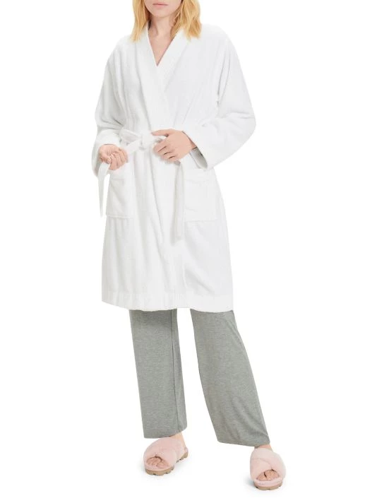 UGG Lorie Terry Robe White 2 UGG Lorie Terry Robe White - Image 2