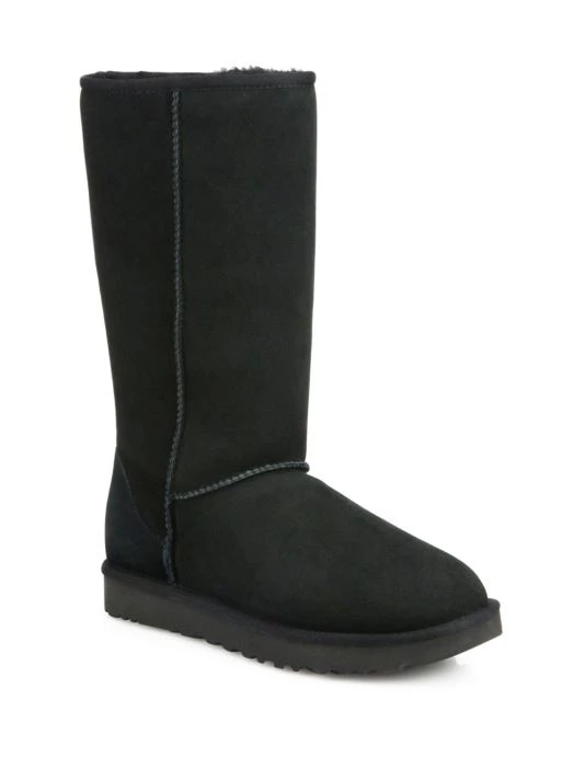 UGG Classic Tall II Shearling-Lined Suede Boots Chestnut 1 UGG Classic Tall II Shearling-Lined Suede Boots Chestnut